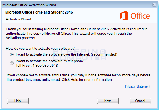 microsoft office professional 2007 activation